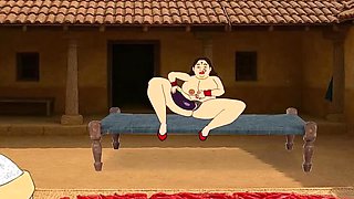 Vimla's Big Ass Mom Part 2: Masturbating with Brinjal in Pussy - Indian Desi Aunty