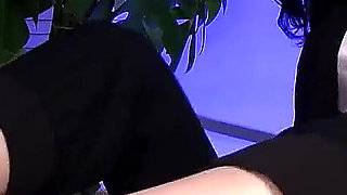 Skinny Asian secretary teen fucked by colleague at work on break