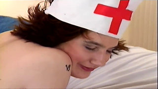 British Slut Nurse Gets Fucked