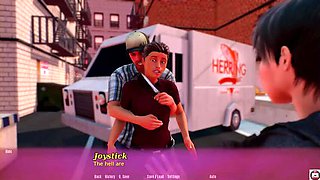 Summer MILF Seduction - Big Tits Landlady Catches Dude Peeping - Hentai Sex Story