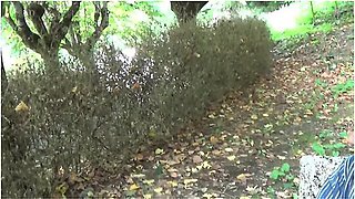 Outdoor Anal Fuck And Creampie For Pamela