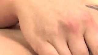 Busty Brunette MILF Fingers and Toys Her Hairy Pussy to Orgasm