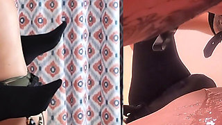 Topless Big Cock Anal Pegging - No Mask