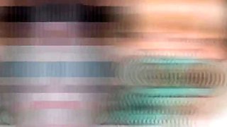 Hot asian slut gives hardcore blowjob to white stud