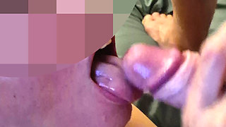 Blowjob Ain't Cheating: Married Hotwife Facial Cumshot