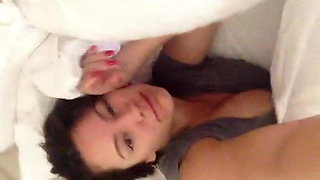 Kelly Brook cleavage in bed