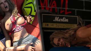 Awam Ellie Real Fuck Editon - Sofia and Ellie Sync Their Climaxes: Explosive Mutual Orgasm - Dylan's Sad Fate