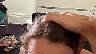 Collared, Leashed and Eating Ass