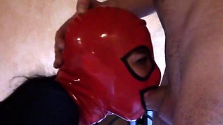 Laura On Heels: Amateur Stepsister's Wild Sofa Blowjob
