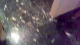 Ebony gf in bathroom ass danse