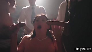 Angela White Big Tits Milf Gangbang