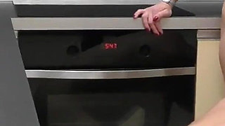 Busty Blonde MILF Pissing All Over Her Slave