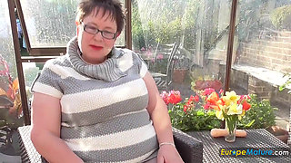 British Honey with Huge Tits Masturbating