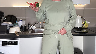 Juicy Watermelon Mess - Soaking Wet Pants Surprise!