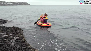 Two Girls One Dinghy: Tight Rubber & Pvc Rainwear