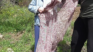 This saudi arab woman is crazy!!!! She buys a dirty used dildo to fuck her pussy.