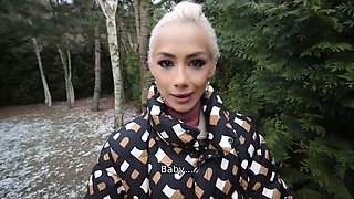 Vip4k. nailed a hot blondie in a three-way, her boyfriend was cuckolding