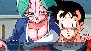 Busty big ass milf in a hentai game gallery with rough anal and deep throat action