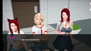 Uncensored sex game walkthrough featuring a curvy tattooed babe in 3D