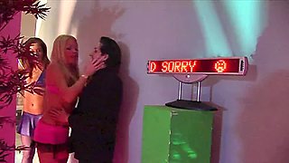 Amazing girlfriends get screwed really hard at the club