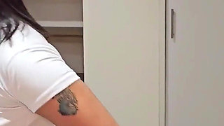 My Stepsister Finds Me Smelling Her Pantyhose!