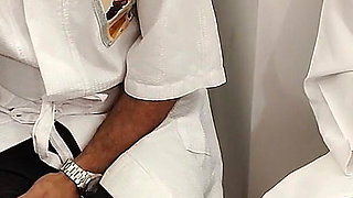 Two Physiotherapist Stepbrothers Punched the Dwarf's Dick