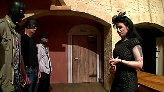 BDSM Dungeon Domme Pounds Submissive Ass Hard