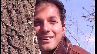 This Italian Slut Sucks and Takes the Cocks of Four Hunters