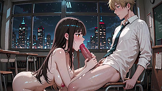 18-Year-Old Student Is Left Alone With Her Teacher- AI Porn