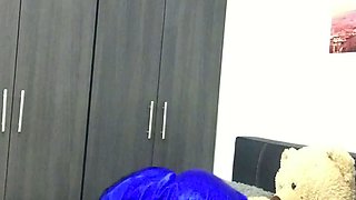 I play with my friend's sexy tits