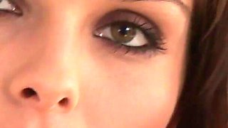 Divinity Love's First Porn a Slut with Brunette Hair Dynte Her Pussy with Long Fingers