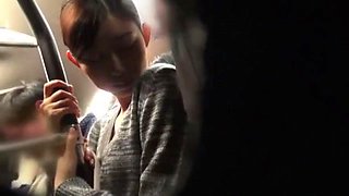 Amazing Japanese chick Riko Miyase, Kanon Takigawa, Natsume Inagawa in Horny Bus JAV movie