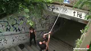 Big Natural Tits Exposed in the Street