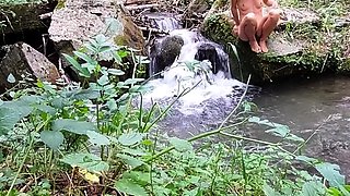 Reality european amateur sucks cock for cash outdoors