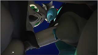 Nude Beach And Sea Fishing - Car Toon