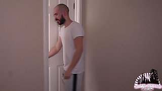 Petite Ebony Babe in Lingerie Shares Intimate Moment with Roommate