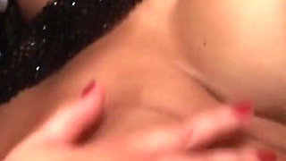 Horny Sluts Together in Lesbo Action, Just One Bitch Rides a Good Big Cock