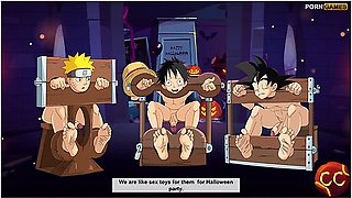 Naruto Halloween With Car Toon