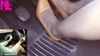 Brake Failure in Pointing Pumps and Nude Stockings