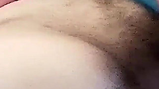 At the Beach, a Very Hot Stepmother Shows Me Her Hairy Pussy and Takes off Her Bikini