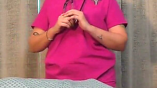 Nurse Ayla Aysel Gets Her Patient Relaxed for Surgery with Handjob