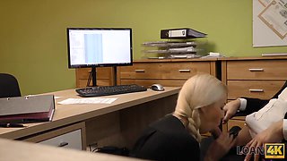 LOAN4K. Coitus-hungry agent is ready to help miss if she..