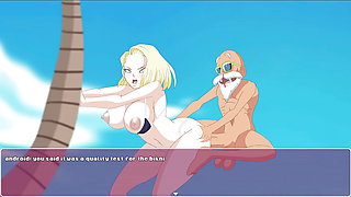 Android Quest For The Balls - Dragon Ball Part 2 - Horny Bikini Android 18 By MissKitty2K