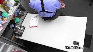 Dildo stealing duo blows security officers knob