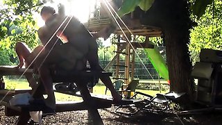 Big-Ass MILF Helene's Outdoor Adventure