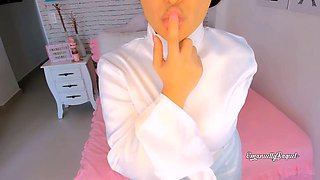 Princess Leia Cosplay JOI: Jerk Off Instructions, Cum in Mouth with Emanuelly Raquel