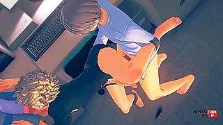 Persona 5 Yaoi - Ryuji Sakamoto In Middle Of A Threesome With Car Toon