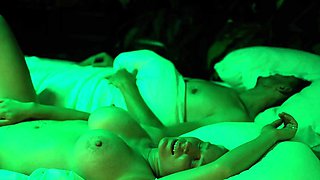 Bonnie has sleeplessness. Will sex help her? Wake up sex