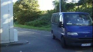 Two Beautiful Blondes Fucked in Public and Cummed in Mouth and Ass by Two Big Cocks