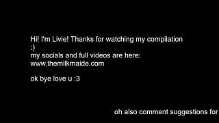 LACTATING MILKY MILF Nipple Play Compilation